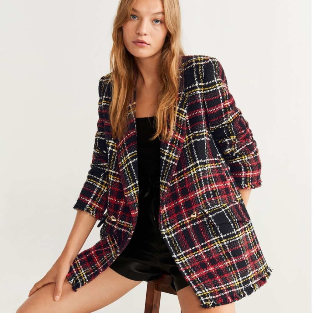 The Perfect Tweed Blazer - MANGO